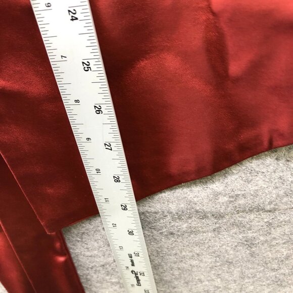 Vince Camuto Satin Vest Jacket Womens XS Sleeveless Tie Waist Top Copper - Picture 9 of 9